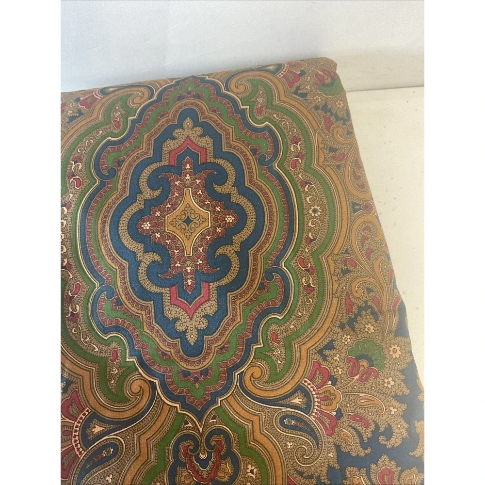 NEW RALPH LAUREN BRIANNA PAISLEY King Flat SHEET Deadstock Rare Cotton